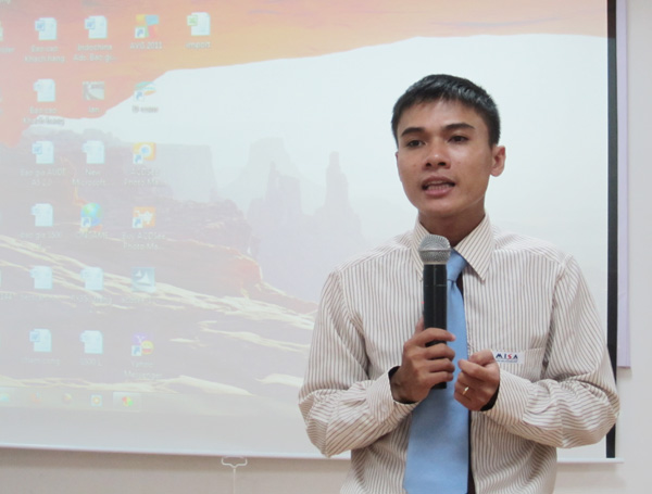 Ông Nguyễn Huy Bình – PGĐ TT KDDN MISA Hà Nội khai mạc khóa hội thảo