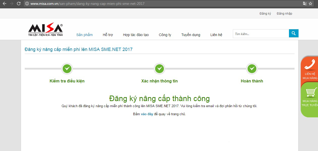 Phần mềm kế toán MISA SME – 27 năm số 1 Việt Nam