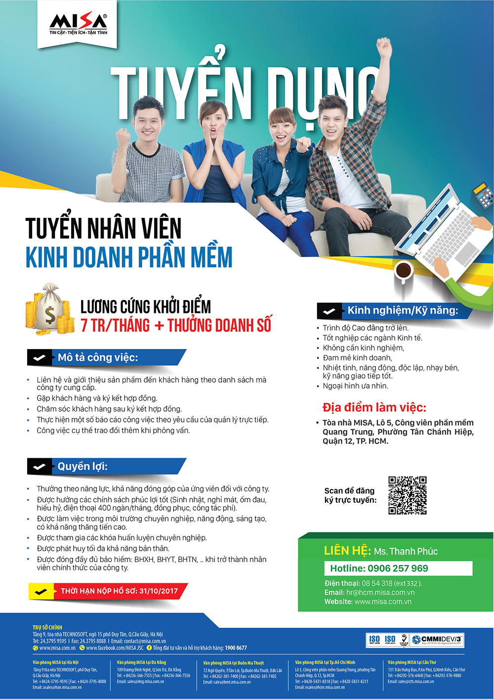 Phần mềm kế toán MISA SME – 27 năm số 1 Việt Nam