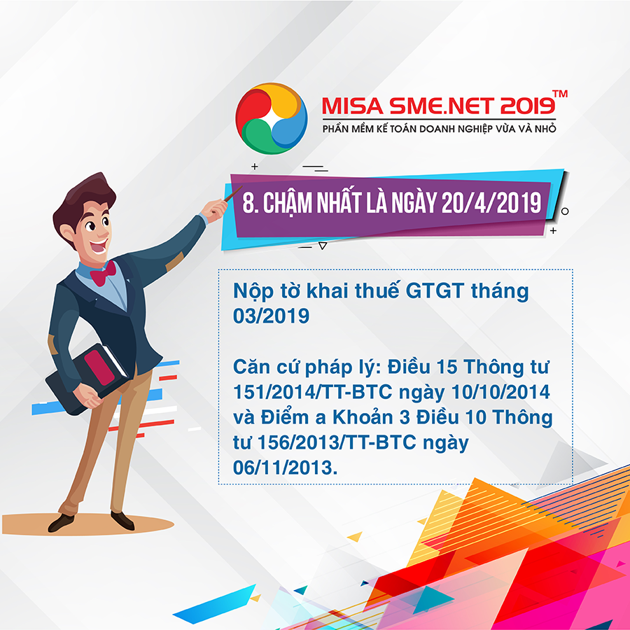 công việc kế toán cần làm tháng 04/2019