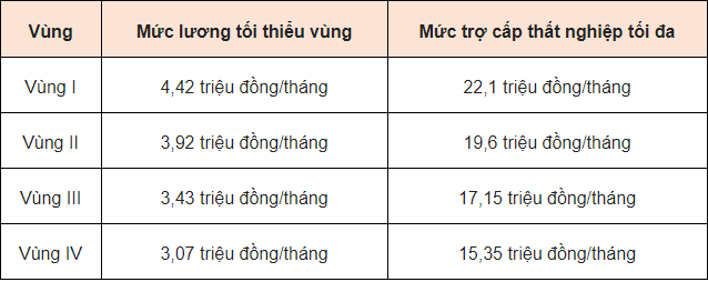 Mức hưởng trợ cấp thất nghiệp đối với  người thực hiện chế độ tiền lương do Đối với người thực hiện chế độ tiền lương do người sử dụng lao động quyết định