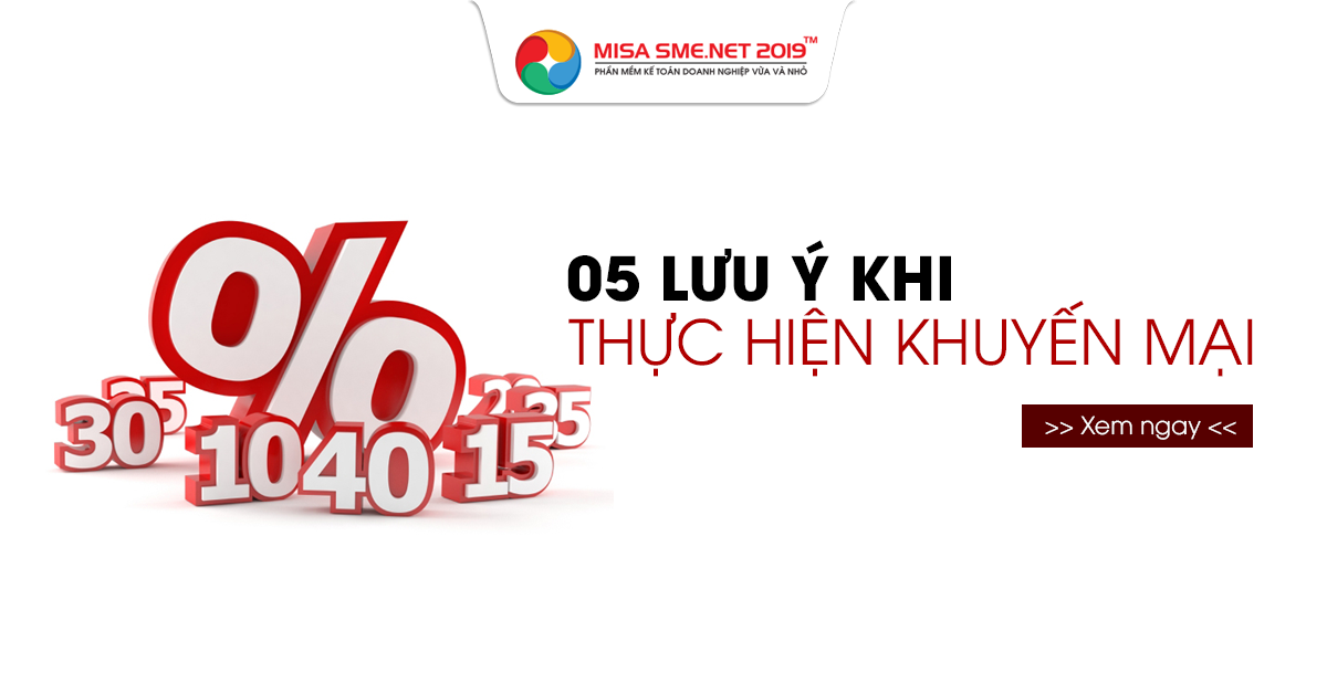 lưu ý khi thực hiện khuyến mại