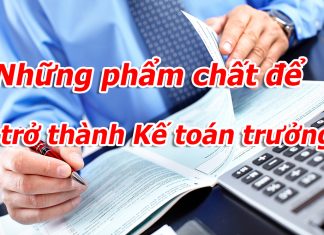 nhiệm vụ của kế toán trưởng