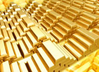 Vàng thế giới tăng mạnh, vàng trong nước chỉ “nhích” nhẹ