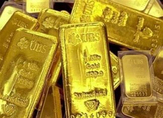 Giá vàng tăng vọt lên cao nhất 2 tháng qua