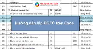 Hướng dẫn lập báo cáo tài chính trên excel theo TT 133, TT 200 & QĐ 48 năm 2020 mới nhất