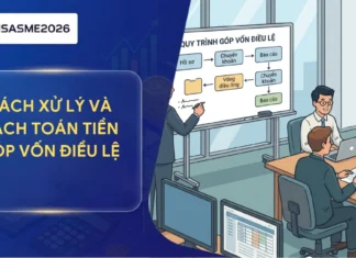 Cách xử lý và hạch toán tiền góp vốn điều lệ