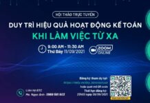 Hội thảo trực tuyến 11/9: Duy trì hiệu quả hoạt động kế toán khi làm việc từ xa hội thảo kế toán