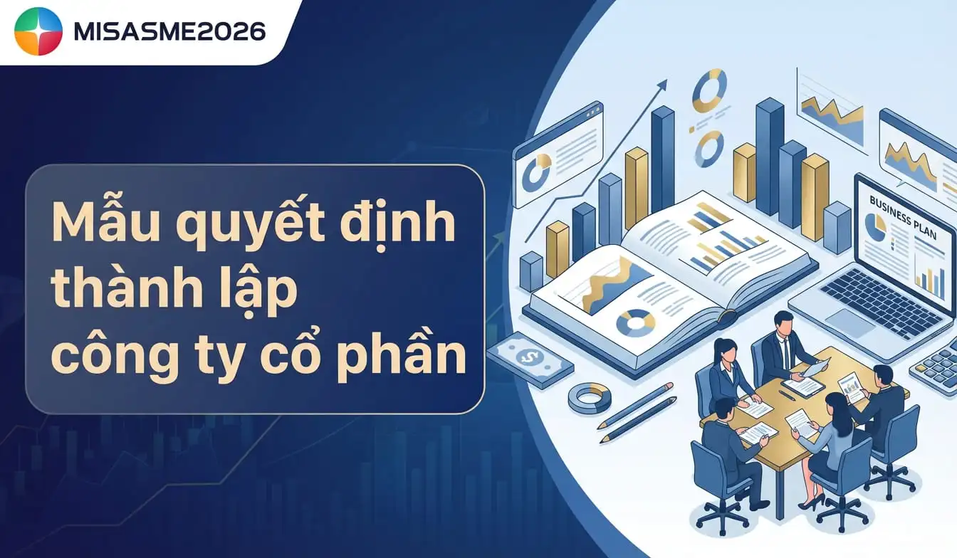 mẫu quyết định thành lập công ty cổ phần