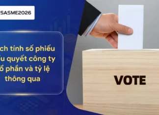Cách tính số phiếu biểu quyết công ty cổ phần và tỷ lệ thông qua