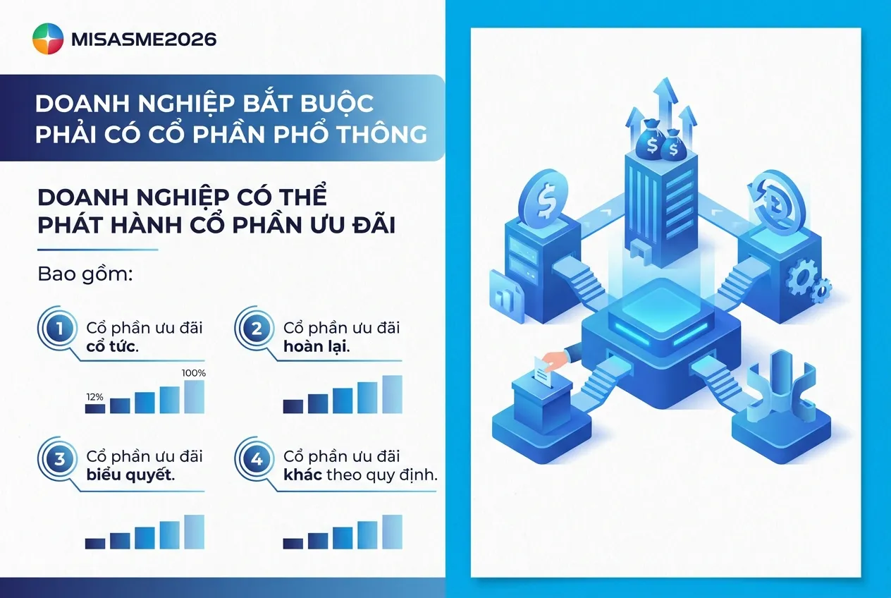 các loại cổ phần doanh nghiệp