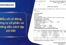 Mẫu sổ cổ đông công ty cổ phần mới nhất và hướng dẫn cách lập