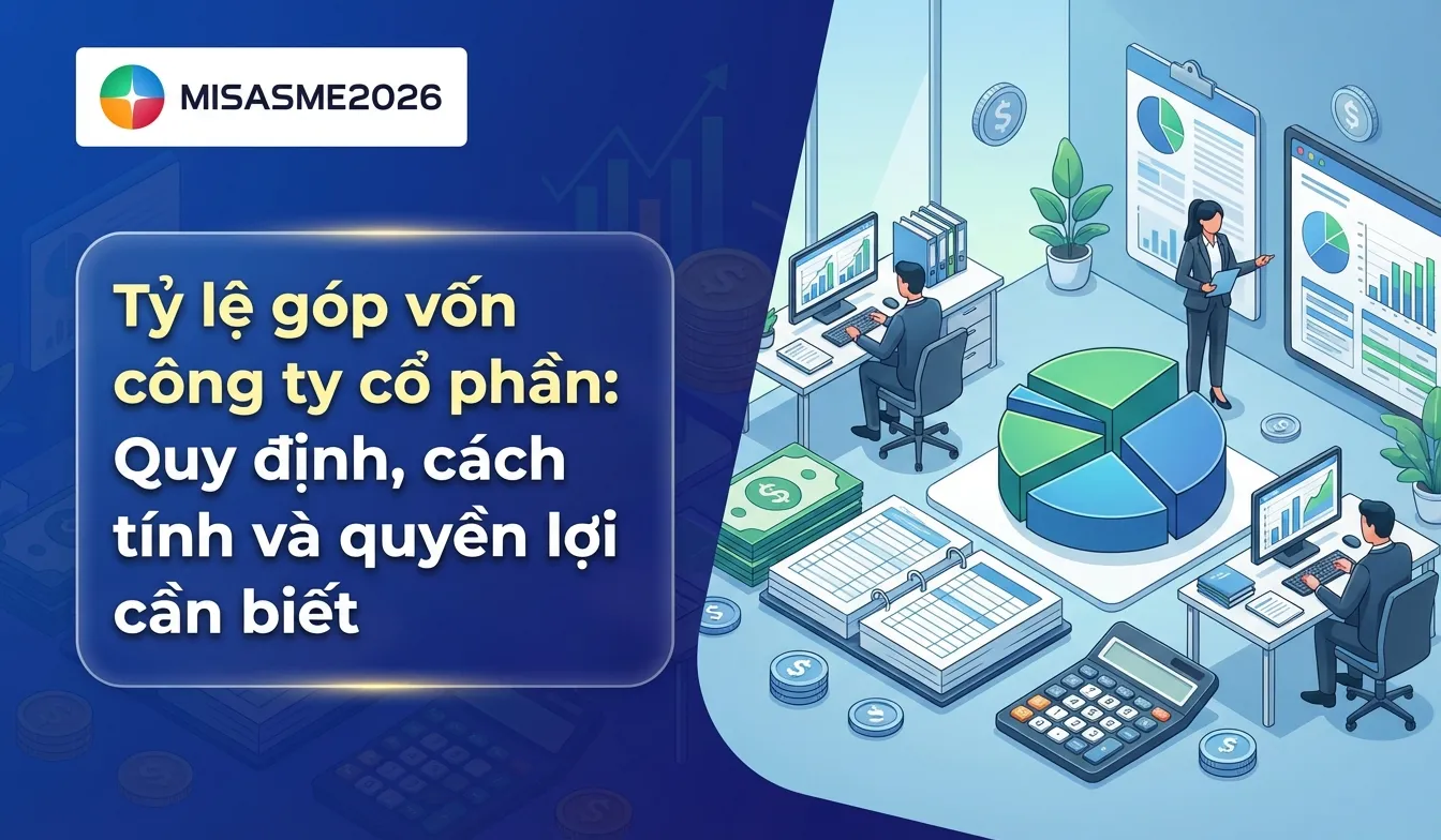 tỷ lệ góp vốn công ty cổ phần