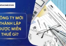 Công ty mới thành lập được miễn thuế gì?