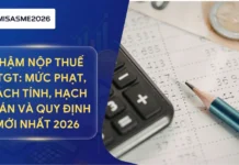 Chậm nộp thuế GTGT: Mức phạt, cách tính, hạch toán và quy định mới nhất 2026