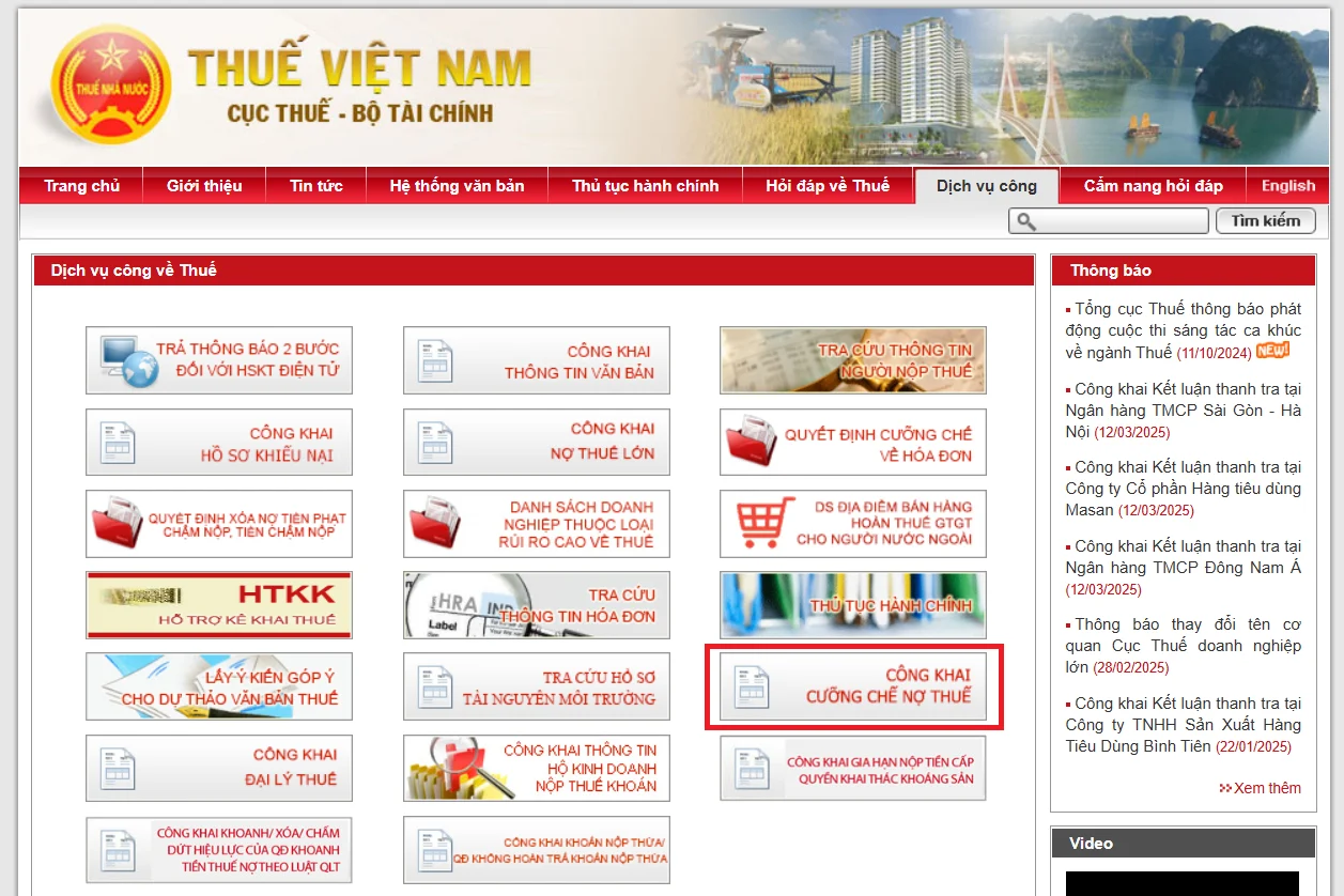 cách kiểm tra nợ thuế thu nhập cá nhân