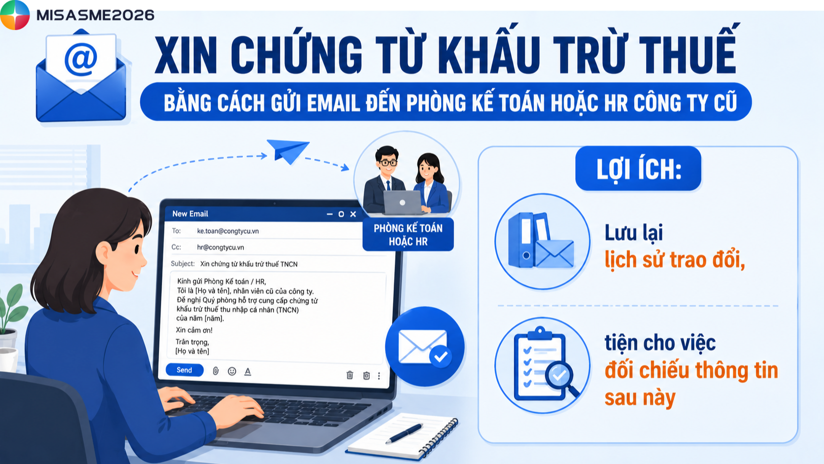 Xin chứng từ khấu trừ thuế TNCN ở công ty cũ