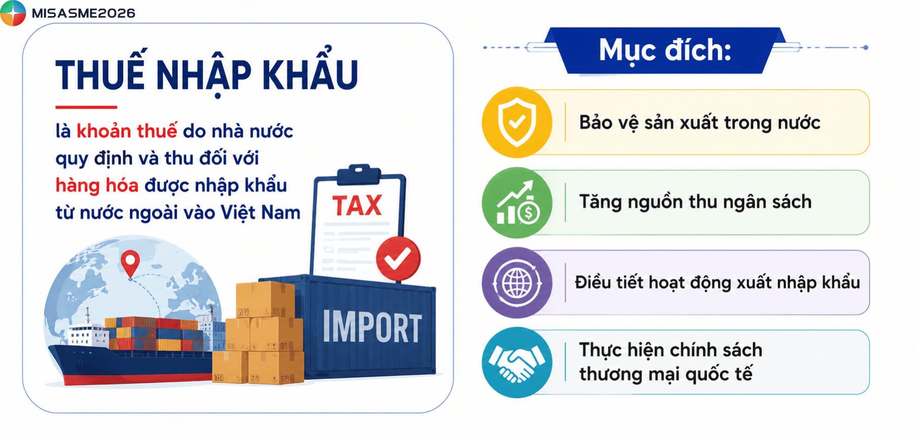 hạch toán thuế xuất khẩu