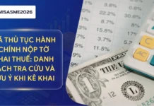 Mã thủ tục hành chính nộp tờ khai thuế: Danh sách tra cứu và lưu ý khi kê khai