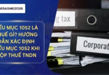 Tiểu mục 1052 là thuế gì? Hướng dẫn xác định tiểu mục 1052 khi nộp thuế TNDN