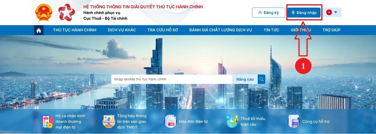 tra mã số thuế trên vneid