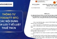 Thông tư 87/2026/TT-BTC: 5 điểm mới về thuế TNCN & hồ sơ người phụ thuộc