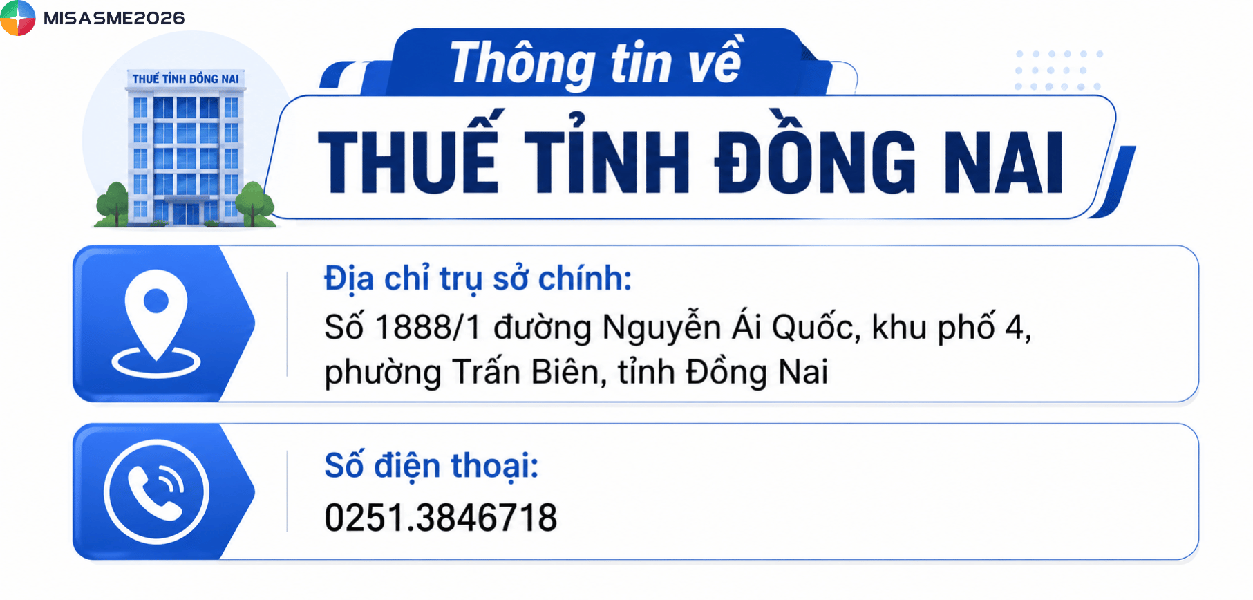 cục thuế tỉnh đồng nai
