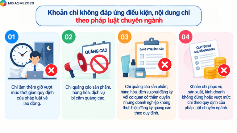 các chi phí được trừ khi tính thuế tndn