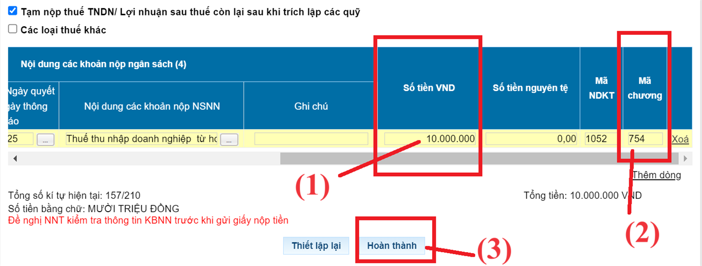 thời hạn tạm nộp thuế tndn năm 2025