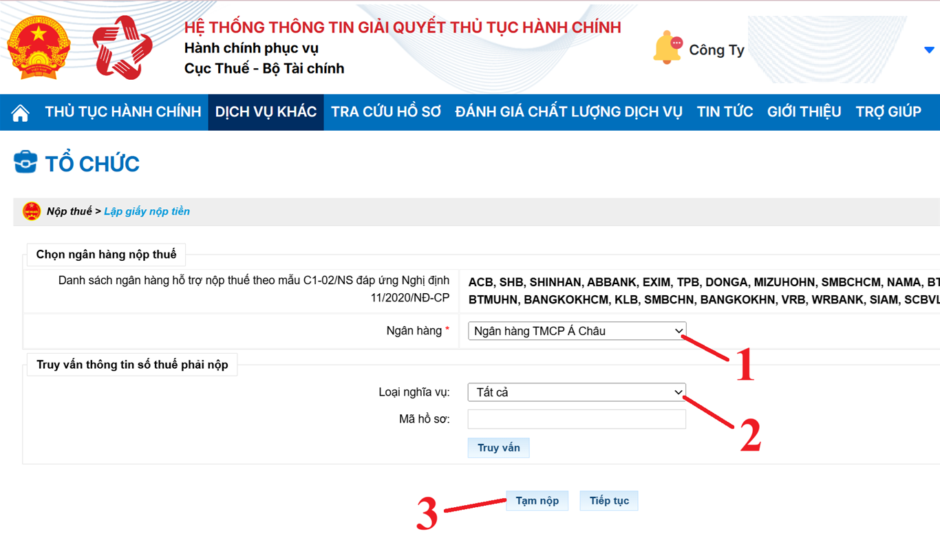 tạm nộp thuế thu nhập doanh nghiệp