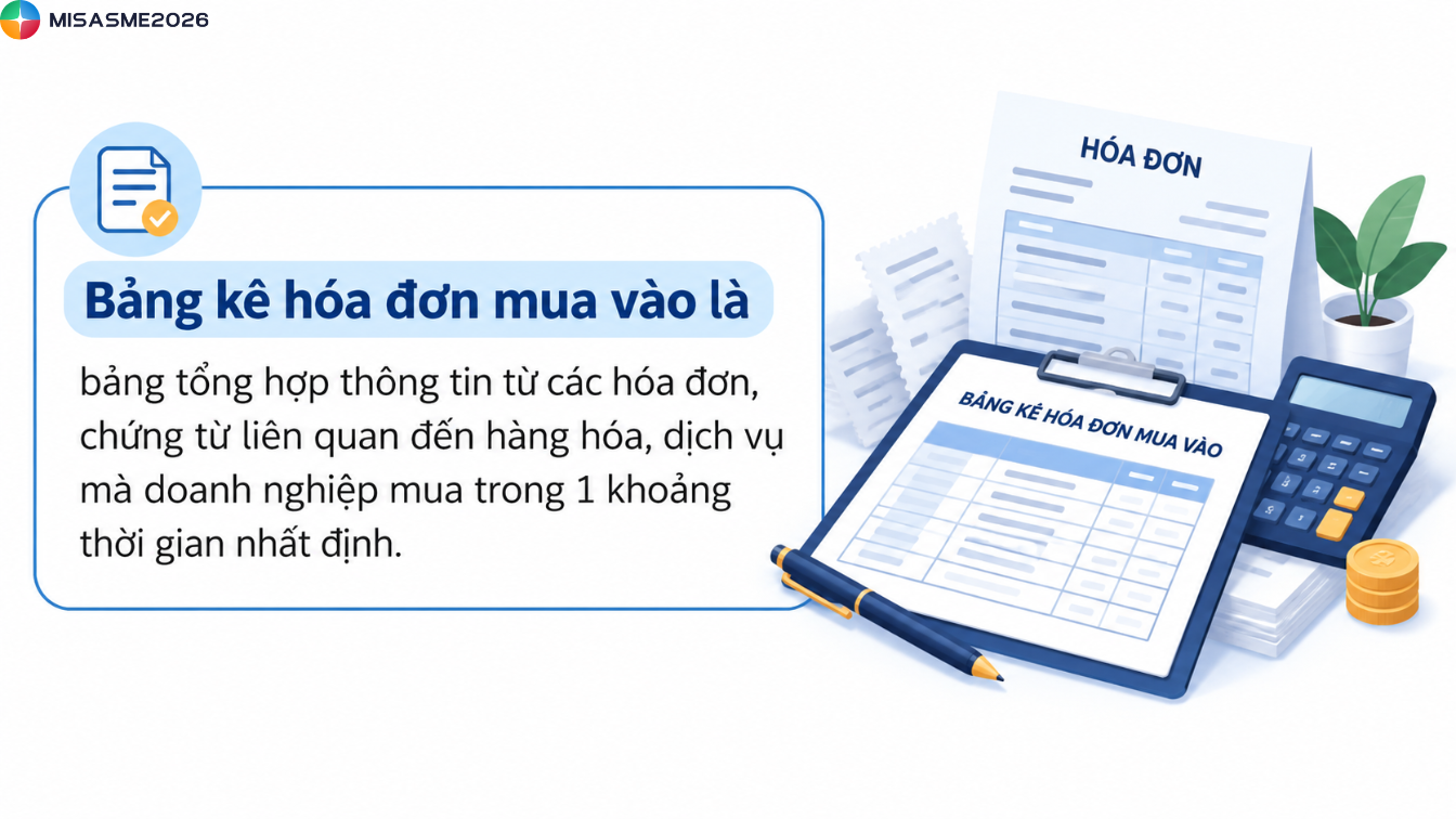 bảng kê hóa đơn đầu vào