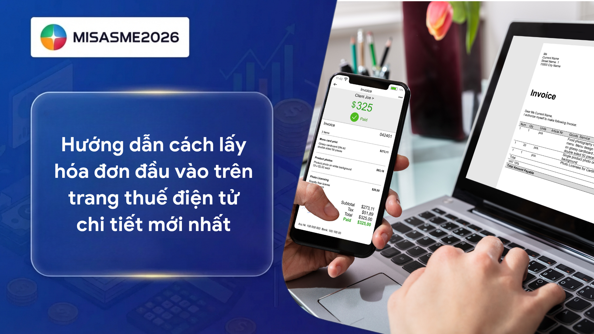 Hướng dẫn cách lấy hóa đơn đầu vào trên trang thuế điện tử chi tiết mới nhất