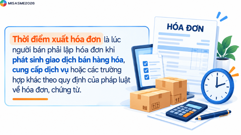 quy định về thời điểm xuất hóa đơn mới nhất