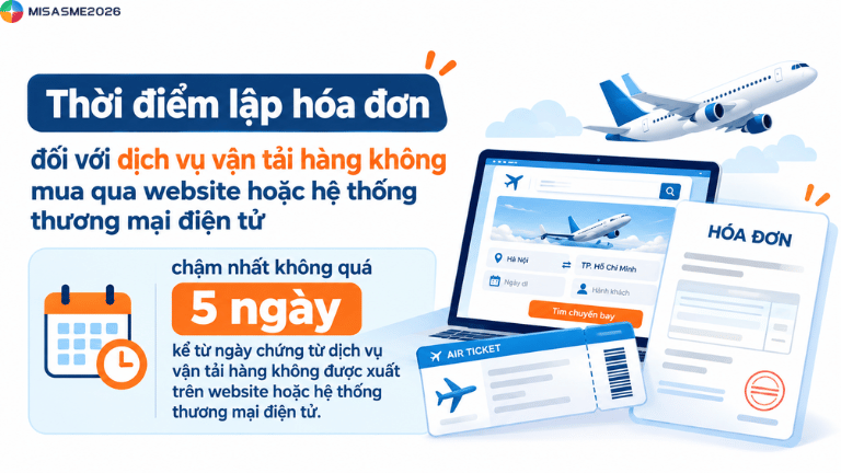 thời điểm xuất hoá đơn
